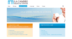 Desktop Screenshot of lacambre-medicalcenter.com