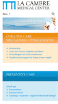Mobile Screenshot of lacambre-medicalcenter.com